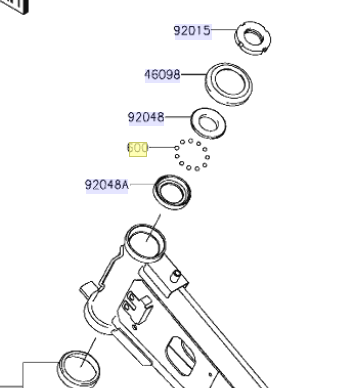 Kawasaki Ball-Steel 3/16 600A0600
