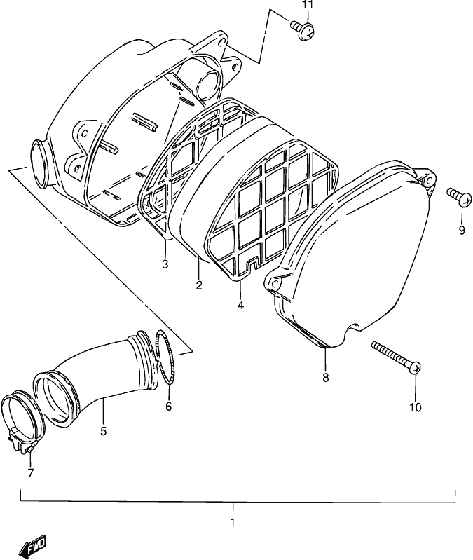 Suzuki Air Filter 13781-03400