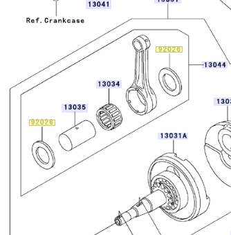 Kawasaki Spacer 32X51.5X1.2 92026-1232