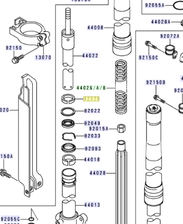 Kawasaki Bushing 92028-1566