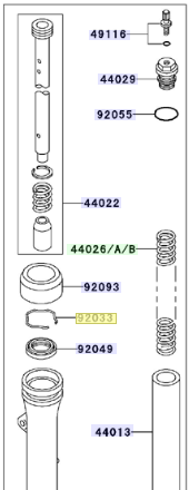 Kawasaki Ring-Snap 92033-1062