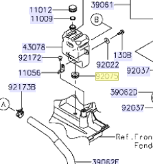 Kawasaki diagram 92075-1185