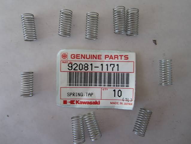 Kawasaki 92081-1171 fuel tap spring metal 