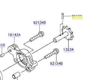 Kawasaki Roller 2.5X11.8 92122-0021