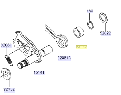 Kawasaki Collar 92143-1148