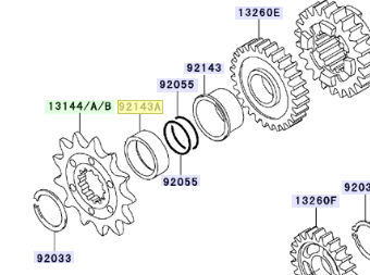 Kawasaki Collar Sprocket 92143-1441