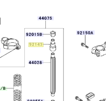 Kawasaki Collar Fork 92143-1793