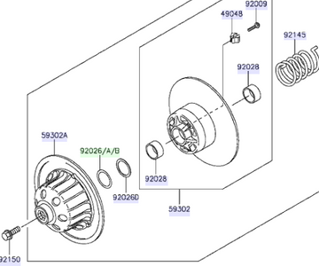 Kawasaki Spacer 39X50X0.80 92026-1510