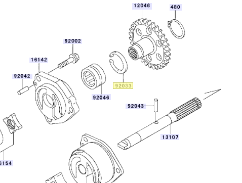 Kawasaki Ring-Snap 92033-1277