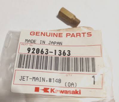 Kawasaki part 92063-1363 carburetor jet main