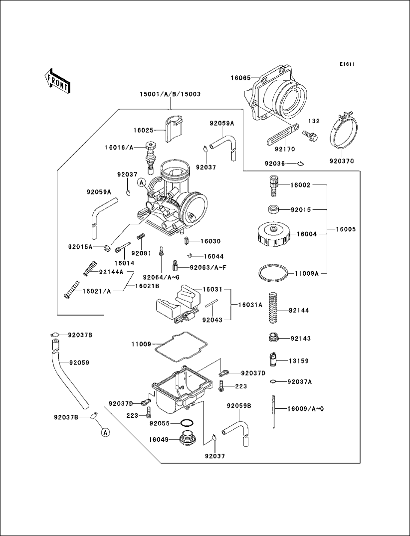 Kawasaki Clamp 92170-1514