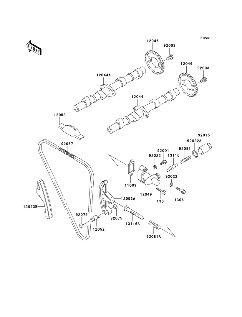 Kawasaki Gasket 11009-1980