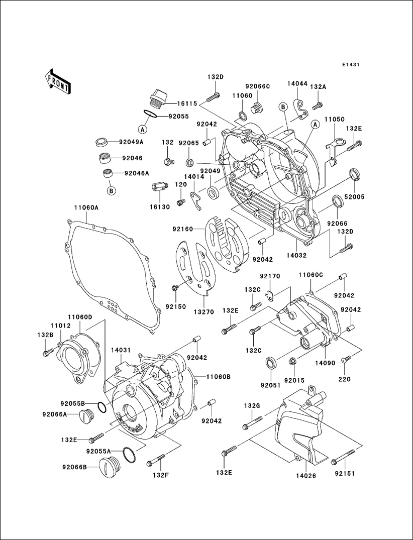 Kawasaki Bolt 6X55 92151-1287