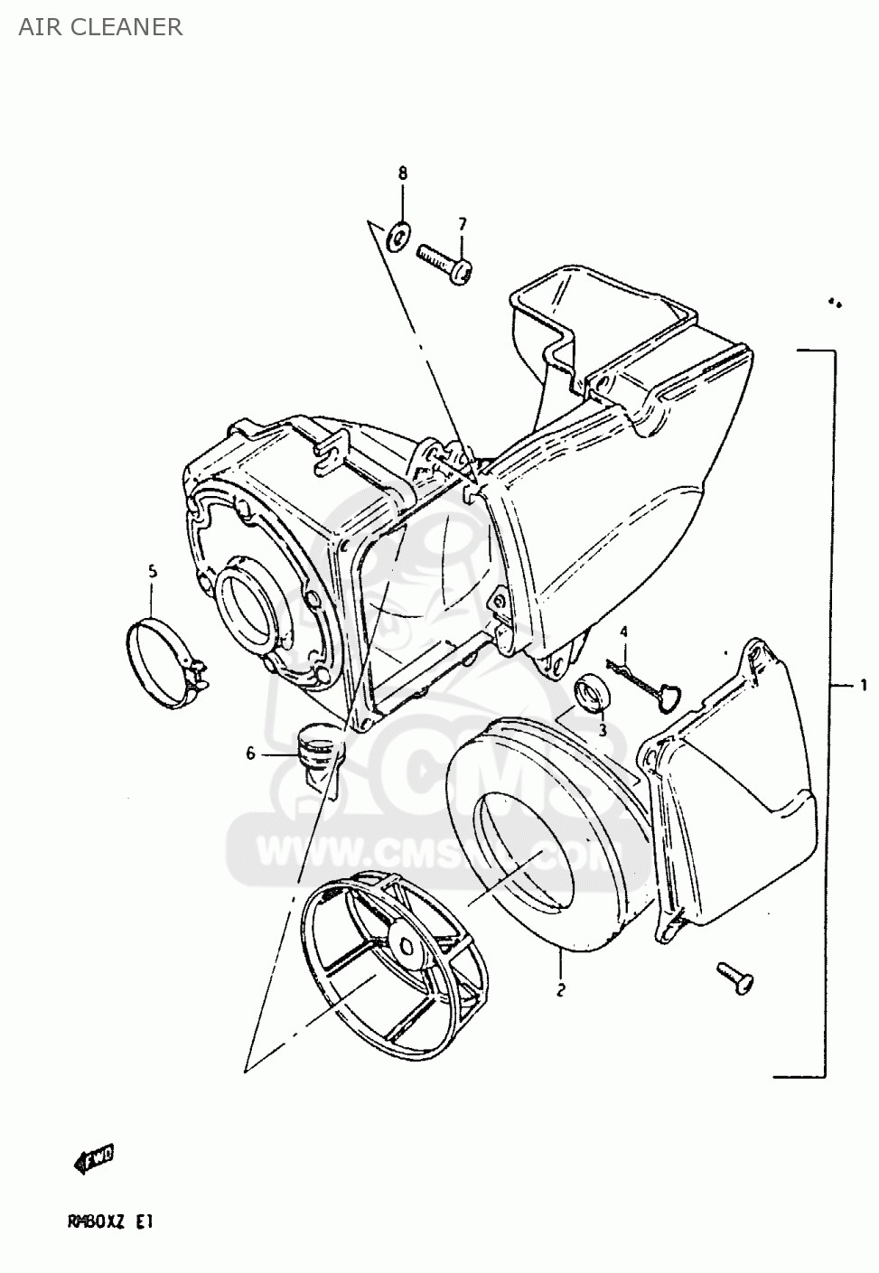 Suzuki Air Filter 13781-20400