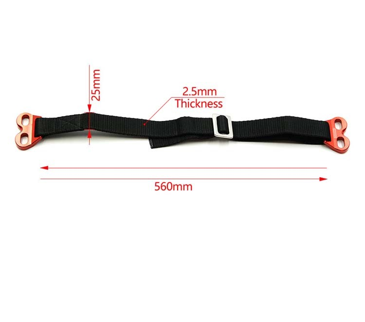 Motorcycle Belt Rescue Belt Front Lift Strap CNC Style