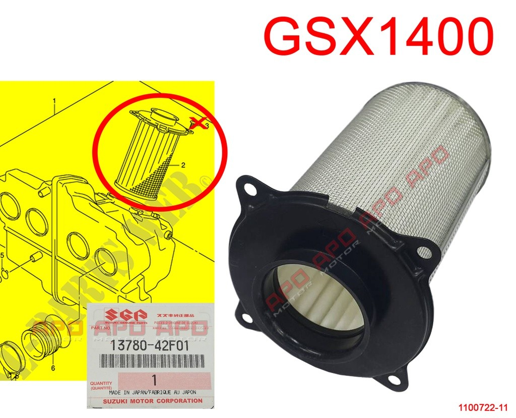 Suzuki Air Filter 13780-42F01