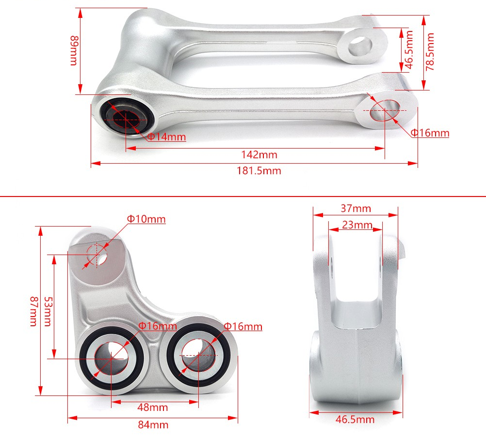 YAMAHA YZ250F Linkage Arm Swingarm Triangle Lever