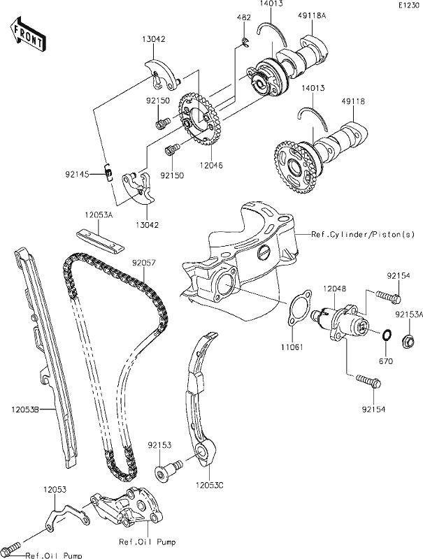 Kawasaki Bolt 6X6 92153-1380