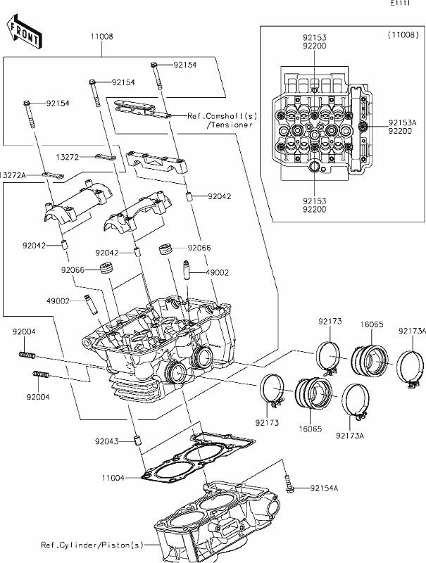 Kawasaki Bolt 6X45 92153-0339