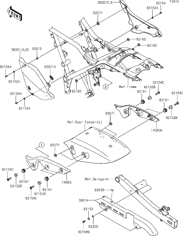 Kawasaki Damper 92160-1613