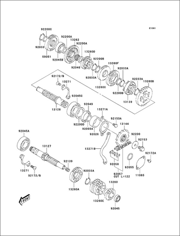 Kawasaki Washer 10X20X1.0 92200-S061