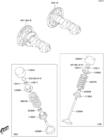 kawasaki/suzuki 01 VALVE-INTAKE 12004-s004