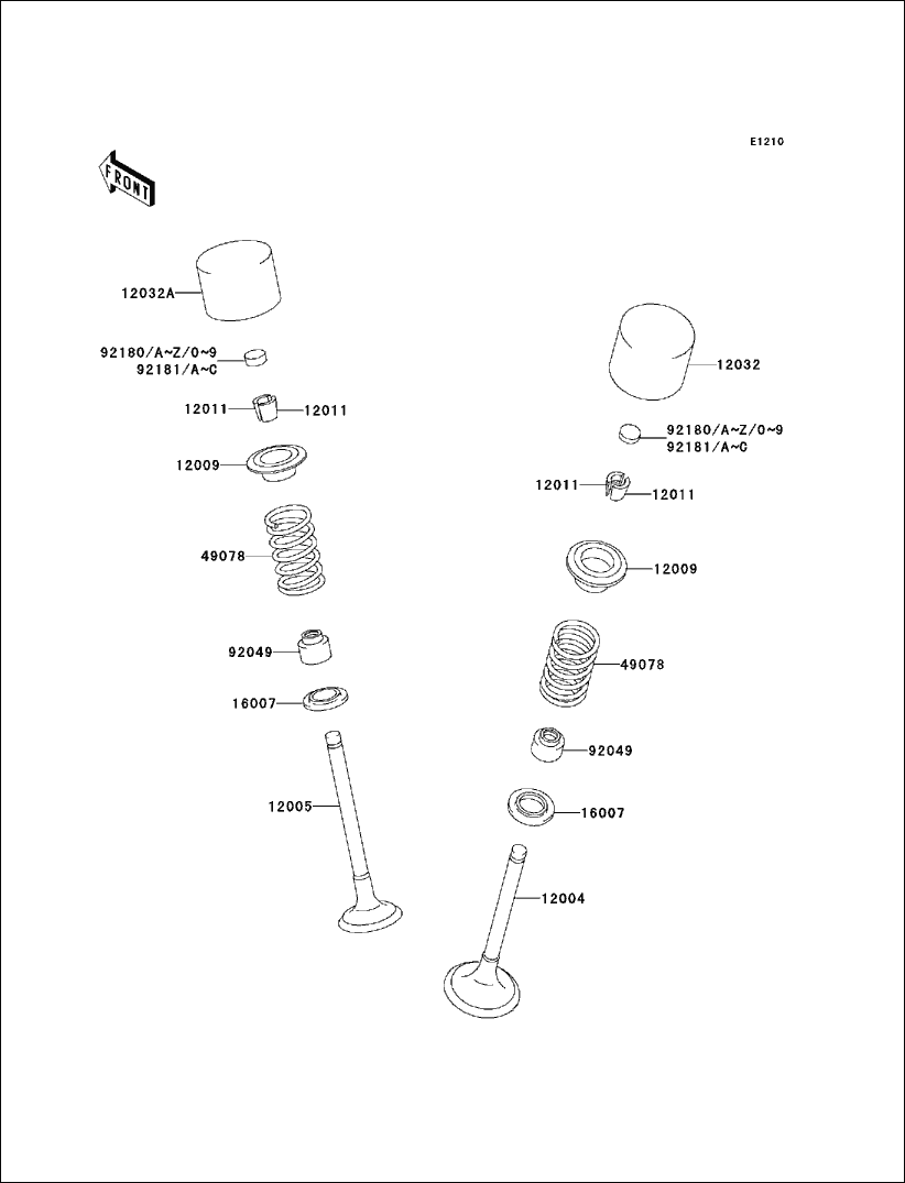 Kawasaki Tappet 12032-0002