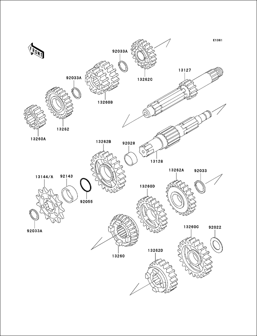 Kawasaki Collar 92143-1705