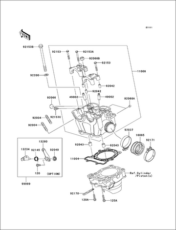 Kawasaki Bolt 6X12 92153-0806