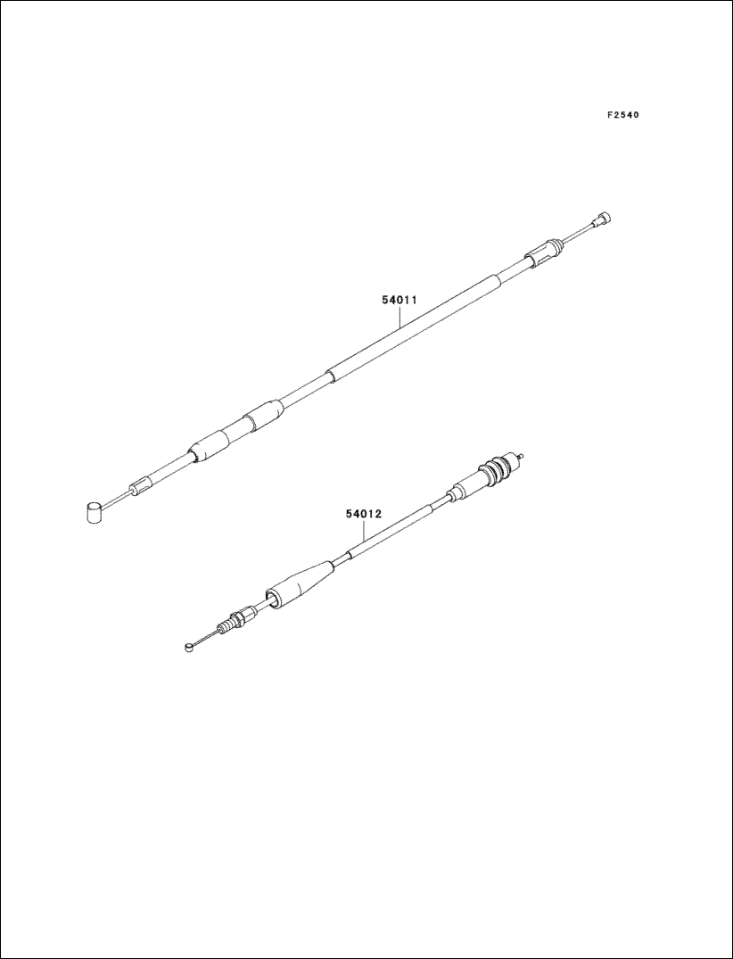 Kawasaki Clutch Cable 54011-0047