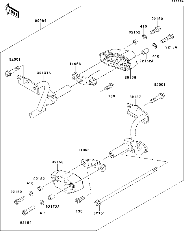 Kawasaki Collar 10.6X13.8X7.8 92152-1661