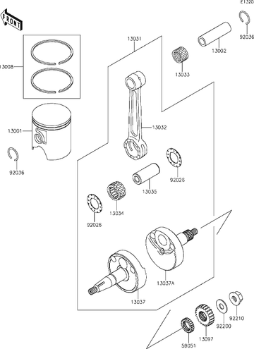 Kawasaki Bearing Big End