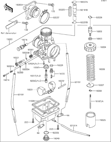 Kawasaki Tube 92191-1611