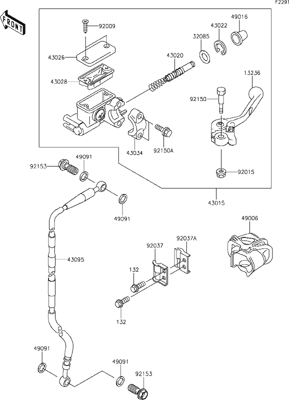 Kawasaki Screw 92172-0083