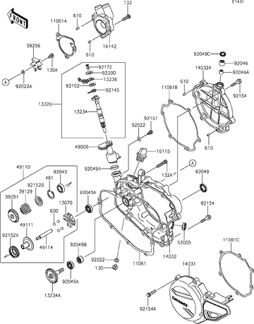 Kawasaki Collar 92152-2327