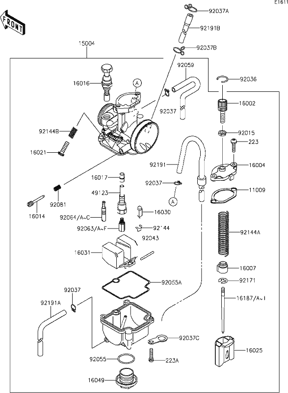 Kawasaki Clamp 92171-1323