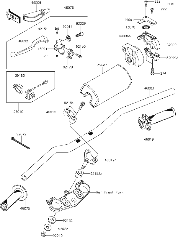 Kawasaki Bolt 8X32 92154-2974