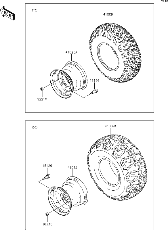 Kawasaki Nut Lock 10mm 92210-1204