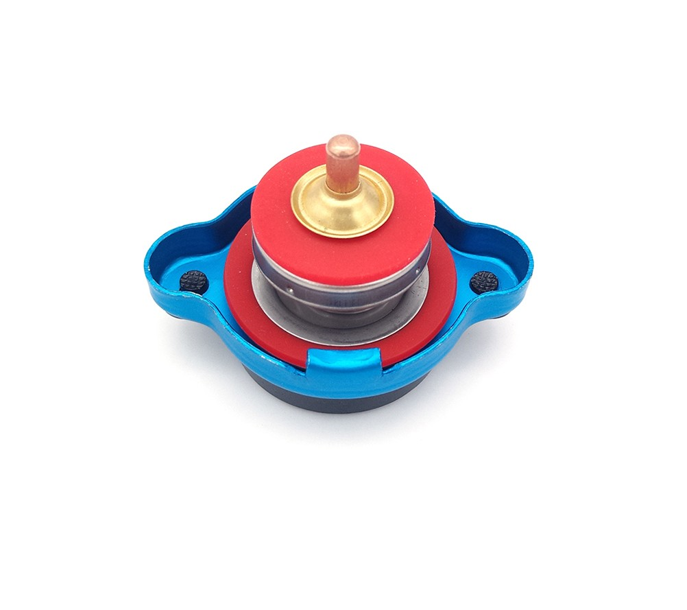Motorcycle Dirt Bike Water Temperature Gauge With Temperature Display Radiator Cap Cover 1.1 Bar