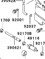 Kawasaki Clamp 92170-1201